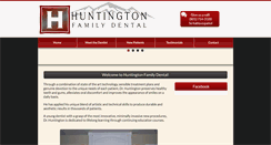 Desktop Screenshot of huntingtonfamilydds.com